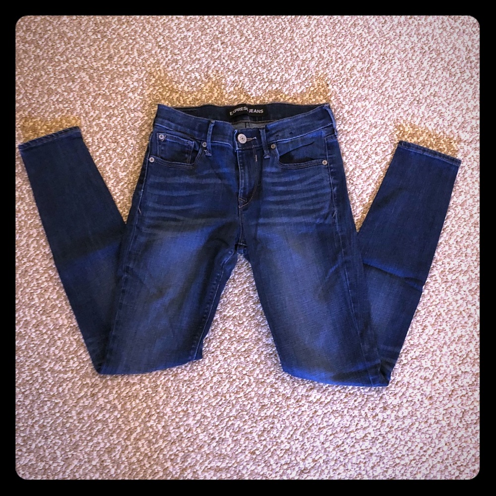 Express Mid-Rise Jean Leggings